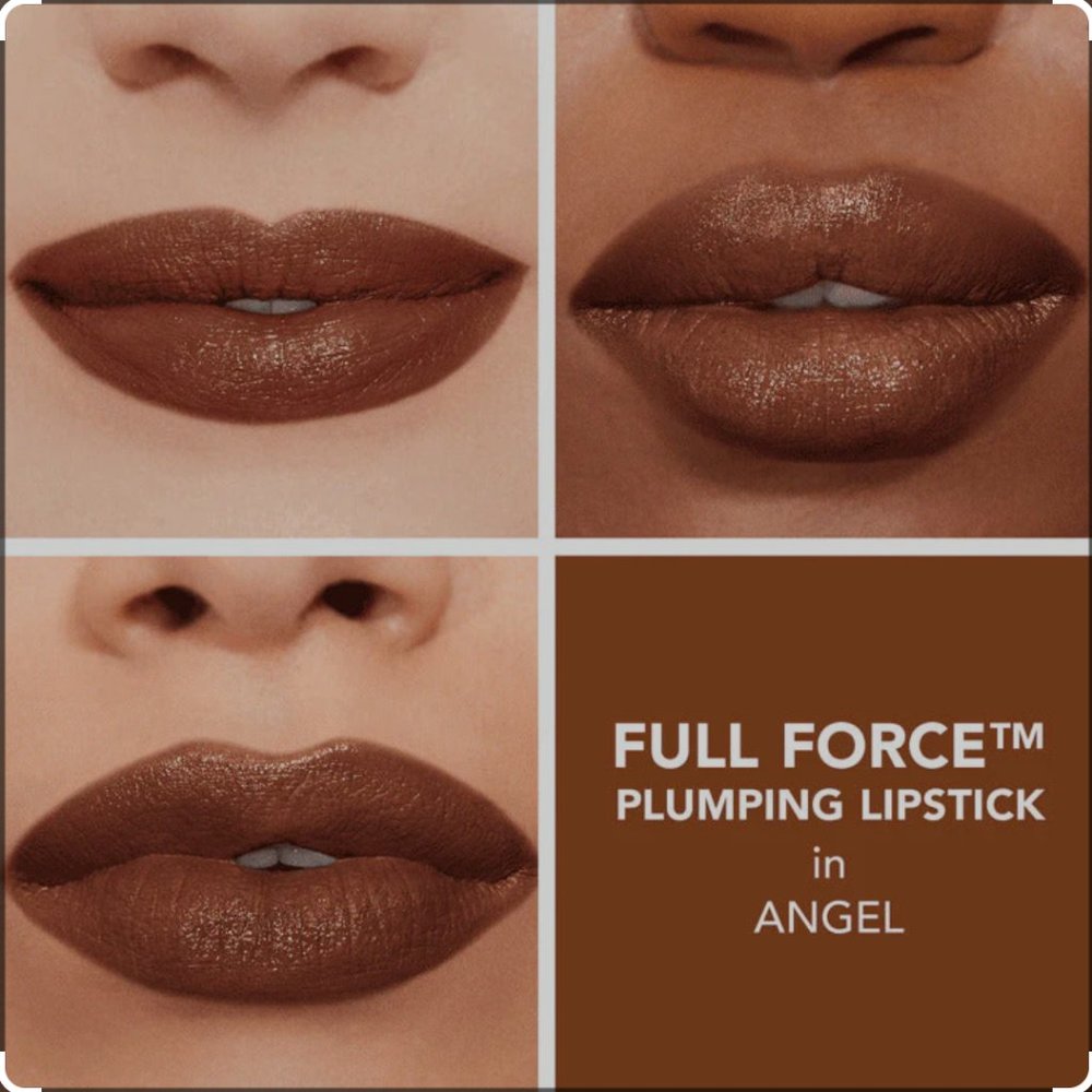 Buxom Full Force Plumping Lipstick (Angel - Nude Brown)